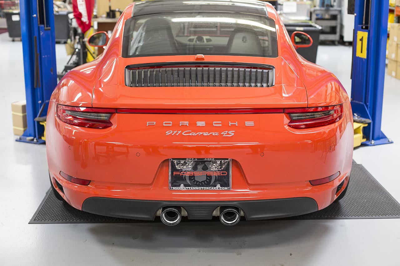 Kies-Motorsports Fabspeed Motorsports Fabspeed Porsche 991.2 Carrera Deluxe Dual Style Tips (for PSE) (2017-2019)