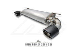 Kies-Motorsports Fi Exhaust BMW Fi Exhaust G29 Z4 20i |2.0T B48| 2019 +Front Pipe + Mid Pipe + Valvetronic Muffler + Dual Silver Tips (Retains OEM Valve Settings - No Remote)