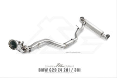 Kies-Motorsports Fi Exhaust BMW Fi Exhaust G29 Z4 20i |2.0T B48| 2019 +Front Pipe + Mid Pipe + Valvetronic Muffler + Dual Silver Tips (Retains OEM Valve Settings - No Remote)