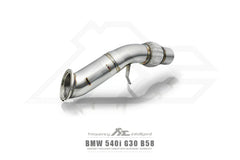 Kies-Motorsports Fi EXHAUST BMW G30 540i Catless Downpipe