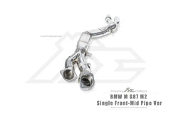 Kies-Motorsports Fi EXHAUST BMW G87 M2 Single Front-Mid Pipe (Retains OEM Muffler) Exhaust