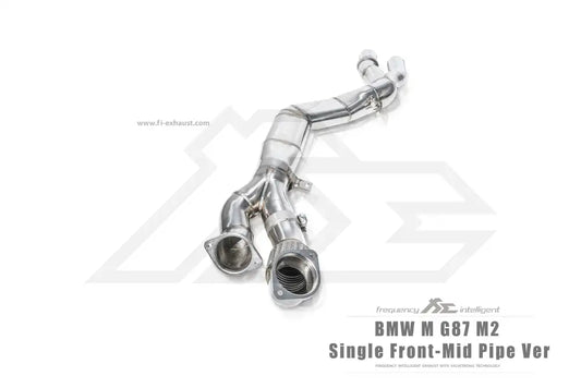 Kies-Motorsports Fi EXHAUST BMW G87 M2 Single Front Mid Pipe Valvetronic Catback Exhaust