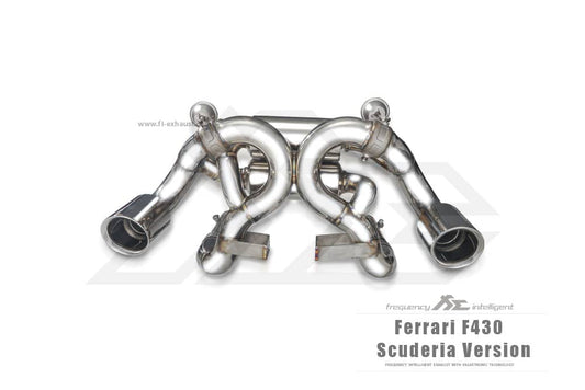 Kies-Motorsports Fi EXHAUST Ferrari F430 Scuderia Version Valvetronic Muffler exhaust Silver