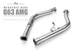 Kies-Motorsports Fi EXHAUST Mercedes-Benz W463 AMG G63 | 5.5TT M157 | Ultimate Double Quad Tips | 2012-2018 Catless Downpipe