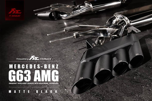 Kies-Motorsports Fi EXHAUST Mercedes-Benz W463 AMG G63 | 5.5TT M157 | Ultimate Double Quad Tips | 2012-2018 Valvetronic Muffler Exhaust
