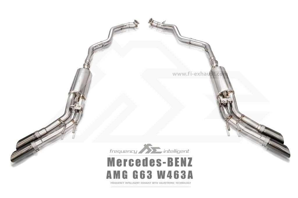 Kies-Motorsports Fi EXHAUST Mercedes-Benz W463A AMG G63 | 4.0TT M177 | Quad Tips | 2018+ Valvetronic Muffler Exhaust