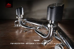 Kies-Motorsports Fi EXHAUST Porsche 718 GT4 RS | 2022+ Valvetronic Muffler Exhaust