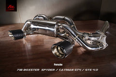 Kies-Motorsports Fi EXHAUST Porsche 718 GT4 RS | 2022+ Valvetronic Muffler Exhaust