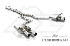Kies-Motorsports Fi EXHAUST Porsche 971 Panamera S 2.9TT (OPF) Valvetronic Catback Exhaust
