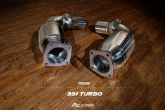 Kies-Motorsports Fi EXHAUST Porsche 991 Turbo / Turbo S (991.1 / 991.2) Catless Downpipe
