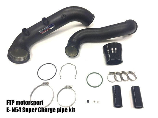 Kies-Motorsports FTP Motorsport FTP BMW E8X E9X N54 SUPER CHARGE PIPE FOR 135I, 335I, 1M