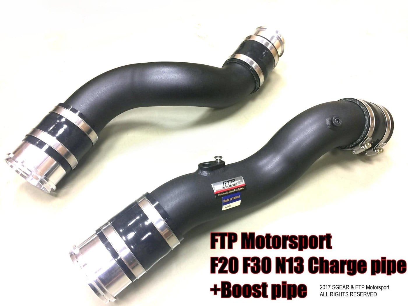 Kies-Motorsports FTP Motorsport FTP BMW F2X F3X N13 CHARGE PIPE + BOOST PIPE