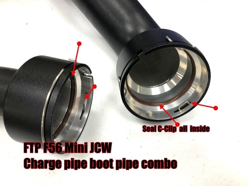 Kies-Motorsports FTP Motorsport FTP MINI JCW V2 F56 B48 CHARGE PIPE+BOOST PIPE V2 (X1 / 2AT / 2GT)