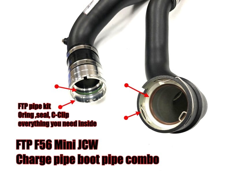 Kies-Motorsports FTP Motorsport FTP MINI JCW V2 F56 B48 CHARGE PIPE+BOOST PIPE V2 (X1 / 2AT / 2GT)