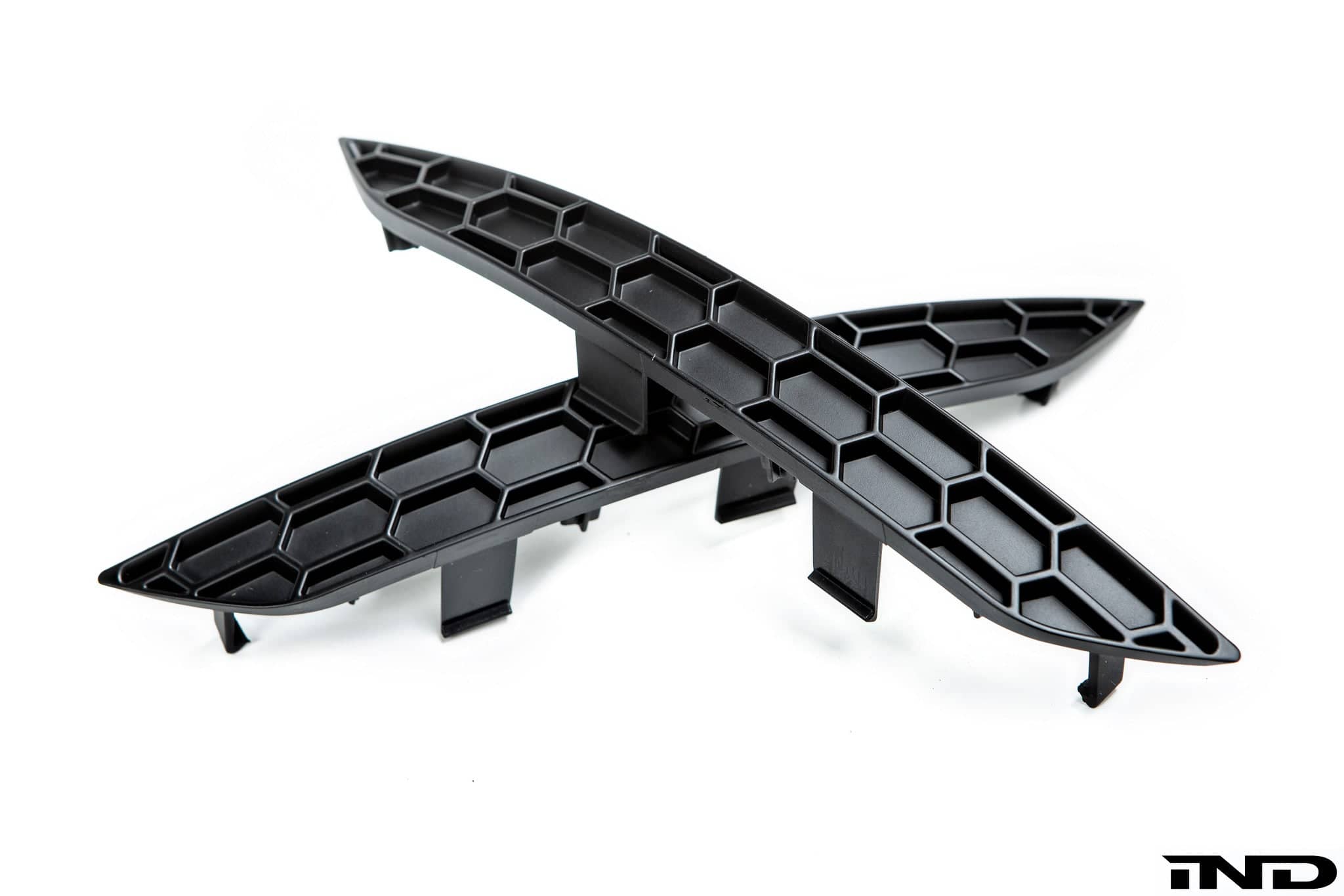 Kies-Motorsports IND Distribution Acexxon B9 A5 / S5 Rear Reflector Insert Set - Honeycomb Matte Black