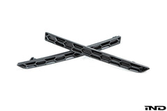 Kies-Motorsports IND Distribution Acexxon F8X M3 / M4 Rear Reflector Insert Set - Honeycomb Matte Black