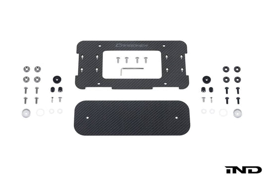 Kies-Motorsports IND Distribution Carbonex A9X GR Supra Magnetic Rear License Plate Mount Full Kit / Stainless Steel