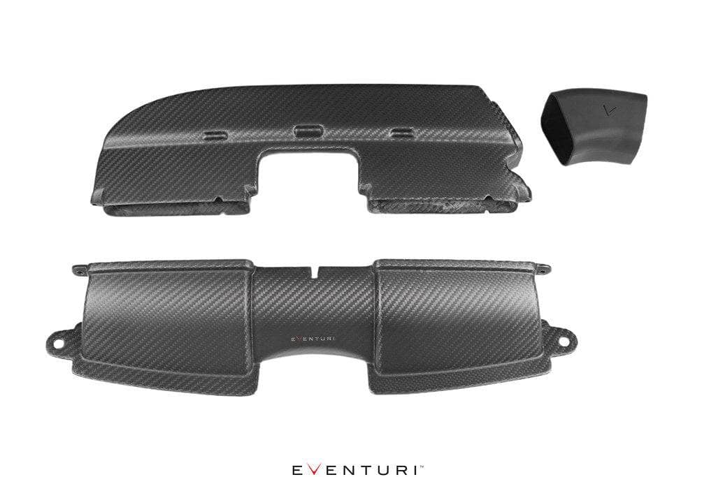 Kies-Motorsports iND Distribution Eventuri BMW E9X M3 Carbon Duct Set - Matte