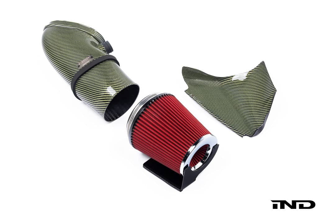 Kies-Motorsports iND Distribution Eventuri BMW E9X M3 (S65) Colored Kevlar Intake System - Yellow Yellow Kevlar