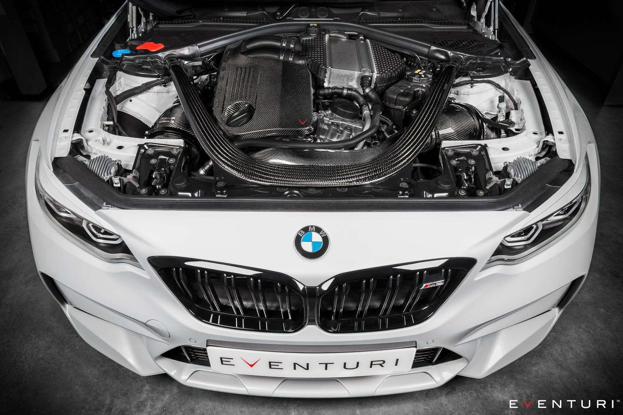 Kies-Motorsports iND Distribution Eventuri BMW F87 M2 Competition / M2 CS S55 Black Carbon Intake System