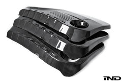 Kies-Motorsports iND Distribution Eventuri BMW F8X M3 / M4 S55 Black Carbon Engine Cover