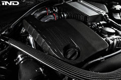 Kies-Motorsports iND Distribution Eventuri BMW F8X M3 / M4 S55 Black Carbon Engine Cover