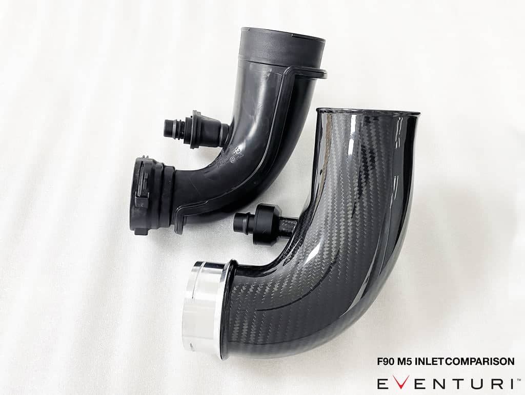 Kies-Motorsports iND Distribution Eventuri BMW F90 M5 / F9X M8 Carbon Turbo Inlet Set