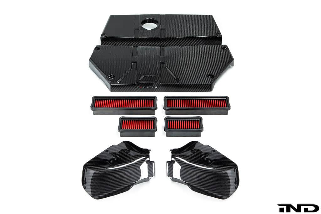 Kies-Motorsports iND Distribution Eventuri BMW F97 X3M / F98 X4M Black Carbon Intake System