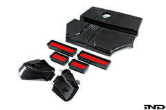 Kies-Motorsports iND Distribution Eventuri BMW F97 X3M / F98 X4M Black Carbon Intake System