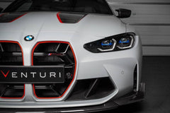 Kies-Motorsports iND Distribution Eventuri BMW G8X M3 / M4 Black Carbon Intake Scoop Set