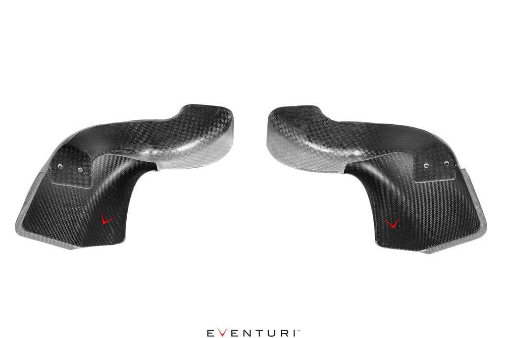Kies-Motorsports iND Distribution Eventuri BMW G8X M3 / M4 Black Carbon Intake Scoop Set