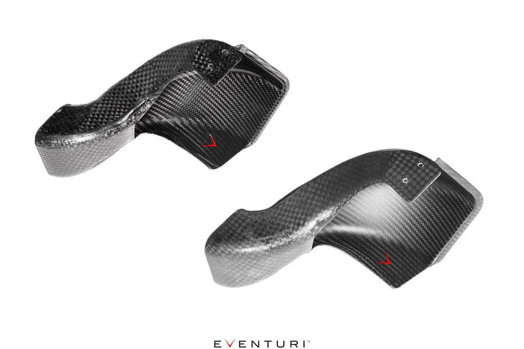 Kies-Motorsports iND Distribution Eventuri BMW G8X M3 / M4 Black Carbon Intake Scoop Set