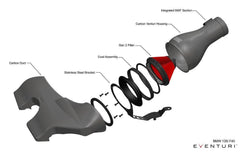 Kies-Motorsports iND Distribution Eventuri F60 Mini Countryman JCW - 306HP Carbon Intake System
