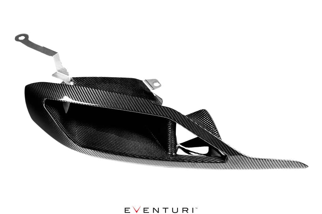 Kies-Motorsports iND Distribution Eventuri Toyota A90 Supra Black Carbon Headlamp Race Duct