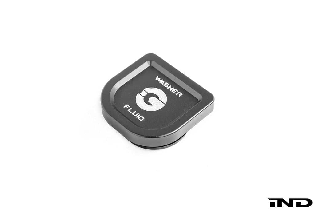 Kies-Motorsports IND Distribution Goldenwrench Blackline Performance BMW M Car G-Chassis Washer Fluid Cap Anthracite Grey
