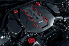 Kies-Motorsports IND Distribution Goldenwrench Blackline Performance BMW M Car (S63 / S68) Engine Cap Cover Set - Edition Red