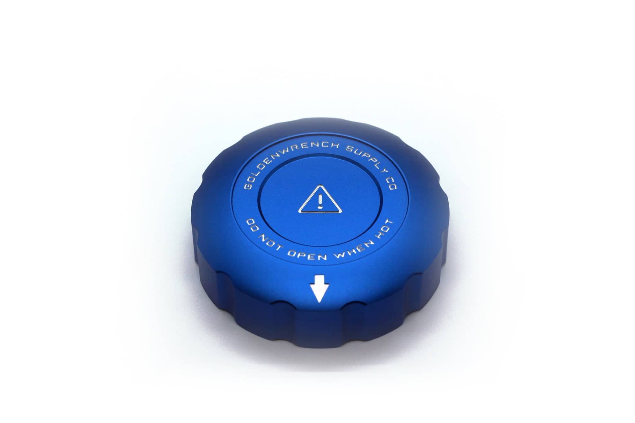 Kies-Motorsports IND Distribution Goldenwrench Blackline Performance BMW M Car Series Coolant Expansion Tank Cap Cover Motorsport Blue