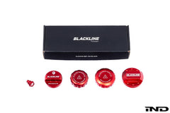 Kies-Motorsports IND Distribution Goldenwrench Blackline Performance GR Corolla / Yaris (G16E-GTS) Cap Set - Edition Red