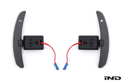 Kies-Motorsports IND Distribution JQ Werks / MadTrace BMW F-Chassis Clubsport Magnetic Shift Paddle Set - Carbon V2