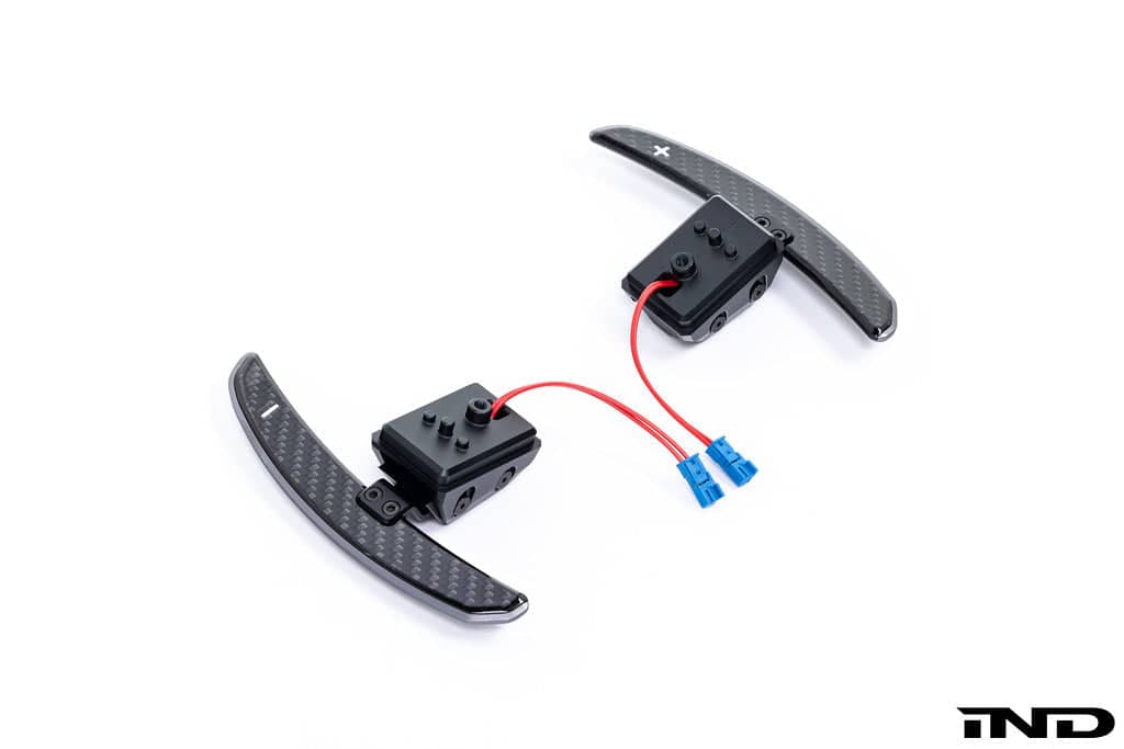 Kies-Motorsports IND Distribution JQ Werks / MadTrace BMW F-Chassis Clubsport Magnetic Shift Paddle Set - Carbon V2
