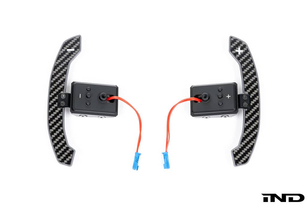 Kies-Motorsports IND Distribution JQ Werks / MadTrace BMW G-Chassis Clubsport Magnetic Shift Paddle Set - Carbon V3