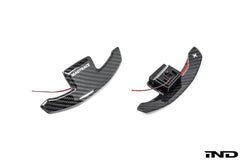 Kies-Motorsports IND Distribution JQ Werks / MadTrace BMW G9X M5 / G60 5-Series Magnetic Shift Paddle Set - Carbon