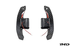 Kies-Motorsports IND Distribution JQ Werks / MadTrace BMW G9X M5 / G60 5-Series Magnetic Shift Paddle Set - Carbon