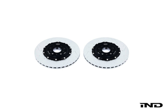Kies-Motorsports iND Distribution MMX Performance G8X M2 / M3 / M4 2-Piece Floating Rotor Set - Rear 370x24mm