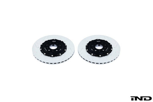 Kies-Motorsports iND Distribution MMX Performance G8X M2 / M3 / M4 2-Piece Floating Rotor Set - Rear 370x24mm