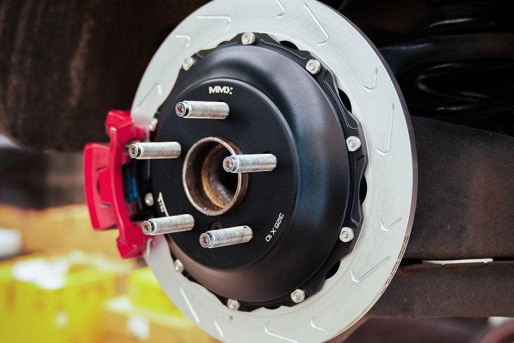 Kies-Motorsports iND Distribution MMX Performance MINI F56 Rear 2-Piece Floating Rotor Conversion 325x10mm