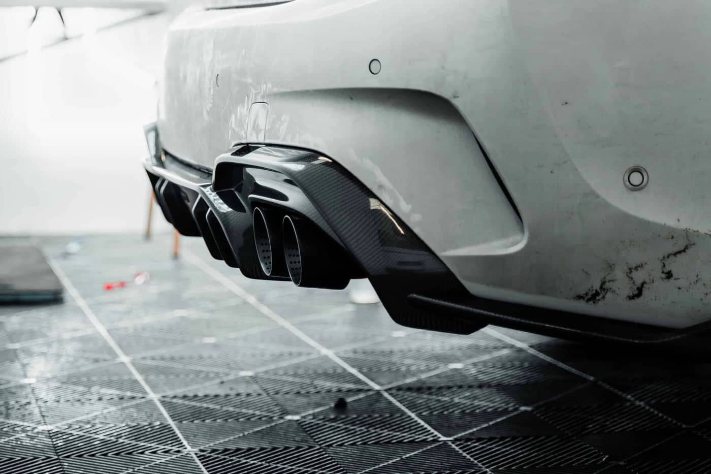 Kies-Motorsports IND Distribution TREVORA G42 / G2X 3 / 4 Series Cerakote Black Exhaust Tip Set