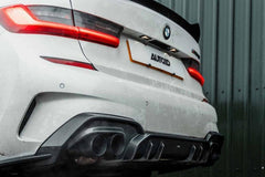 Kies-Motorsports IND Distribution TREVORA G42 / G2X 3 / 4 Series Cerakote Black Exhaust Tip Set
