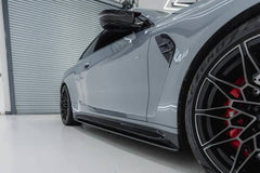 Kies-Motorsports IND Distribution TREVORA G82 / G83 M4 Pre-Preg Carbon Fiber PR-1 Side Skirts