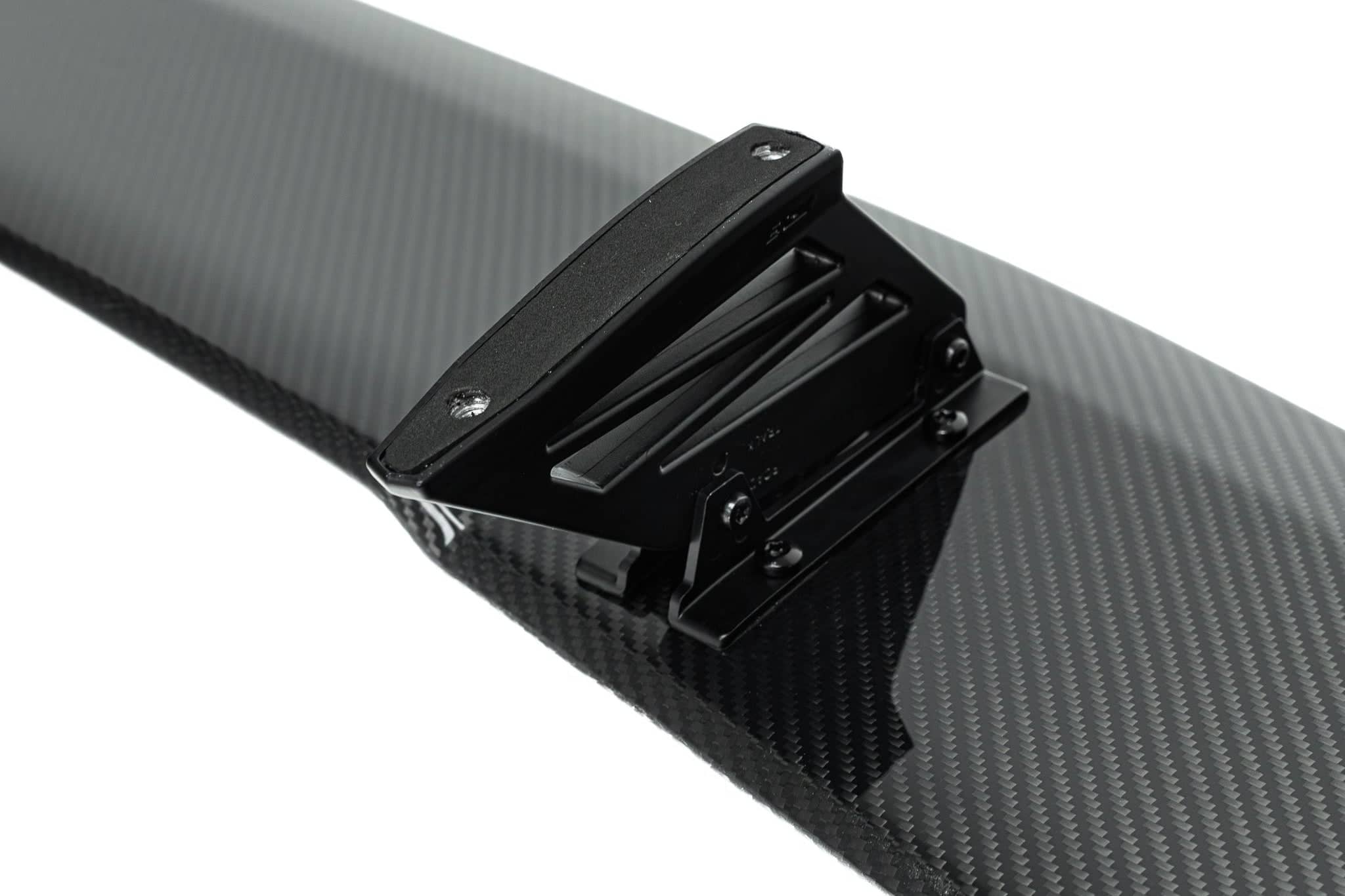 Kies-Motorsports IND Distribution TREVORA TR87 V2 Carbon Rear Wing - Flat Trunk Mount